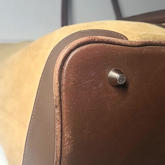 Coach Vintage Suede and Leather Hampton XL Tote/Carryall #H3S-5121 - Picture 8 of 17